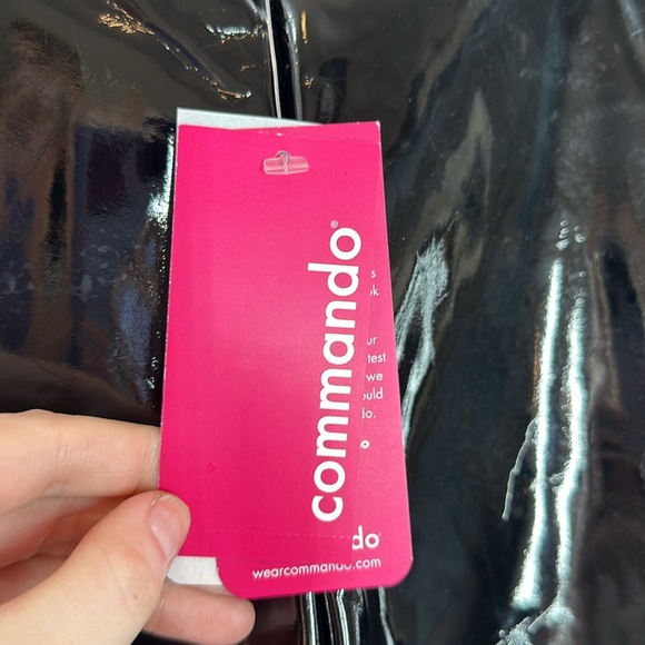 Commando | NWT Women’s M Medium Faux Patent Leather Leggings Pants SLG25 - Picture 4 of 8